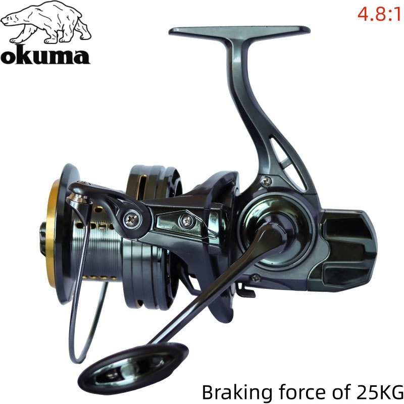 รอกตกปลา OKUMA รุ่น 8000-14000 - Abu Garcia Reel Max บทวิจารณ์และราคา