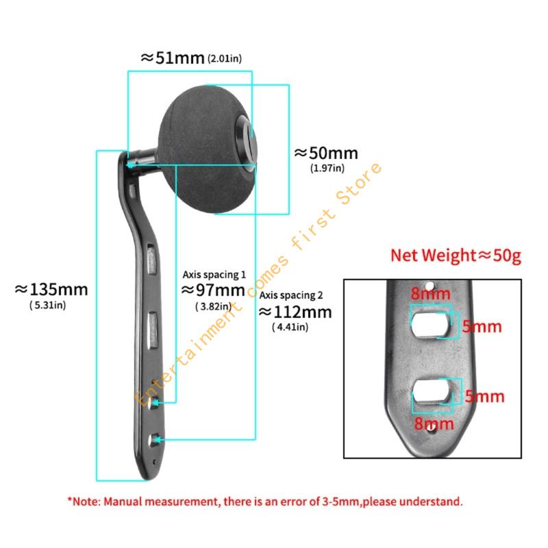 ตกปลา Reel Handle KNOB อลูมิเน - Reel Handle บทวิจารณ์และราคา